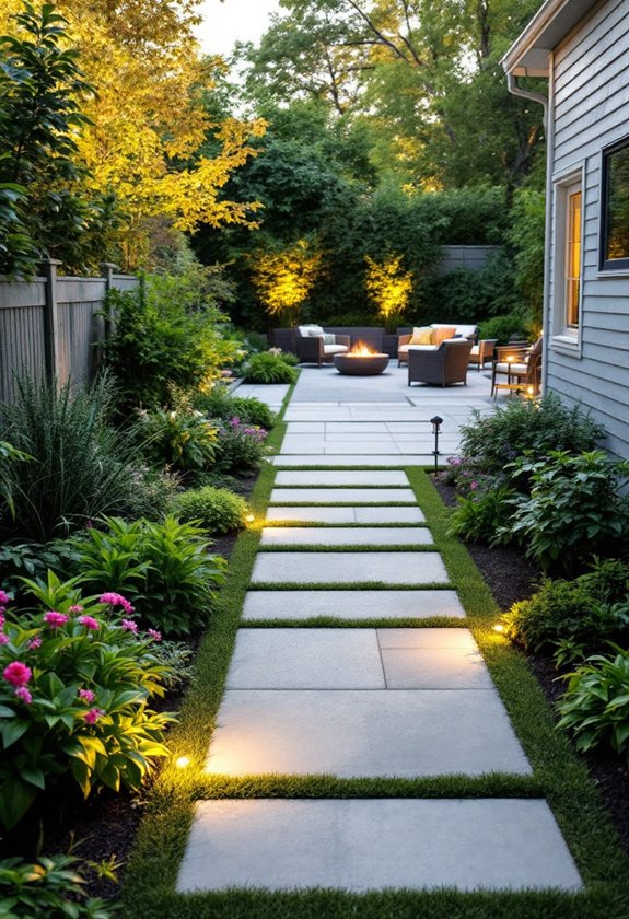 beautiful stone walkways design