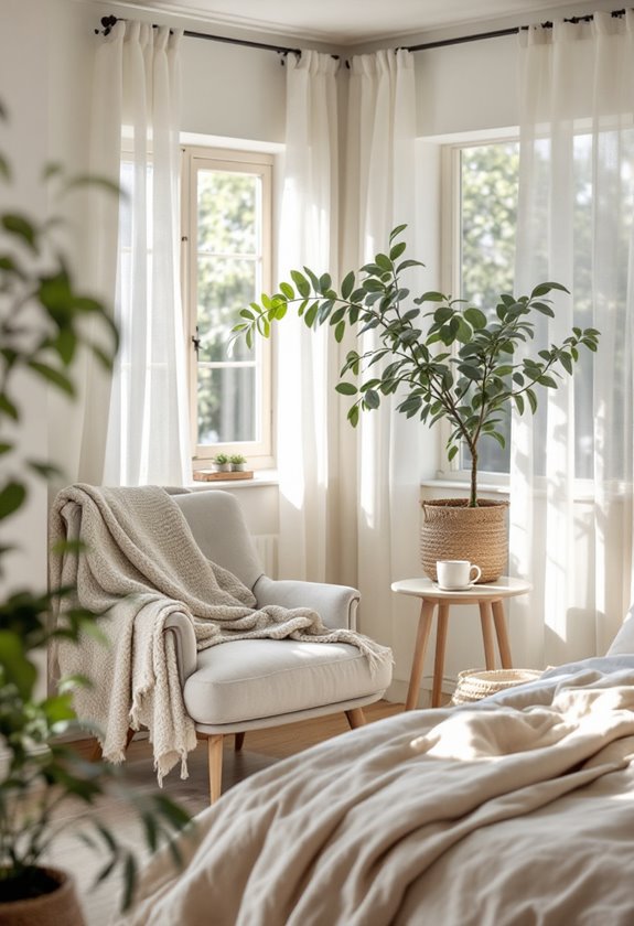 comfortable reading spaces