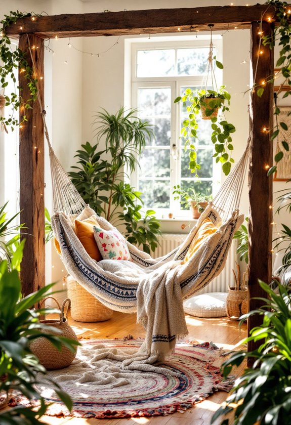 cozy hammock for relaxation