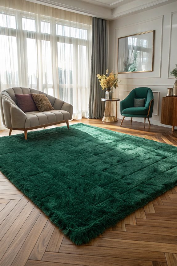 cozy plush floor coverings