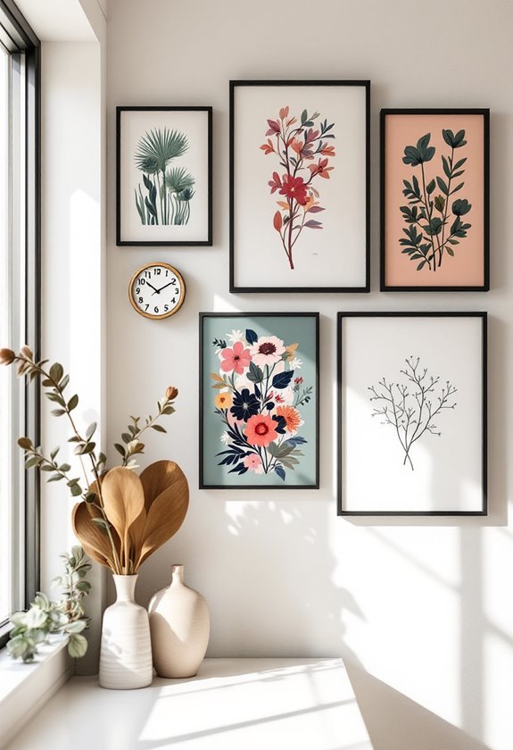 creative display of art