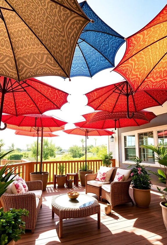 decorative umbrellas for aesthetics