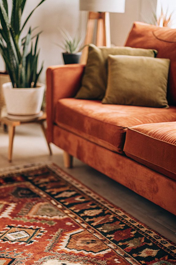 earthy tones for rugs