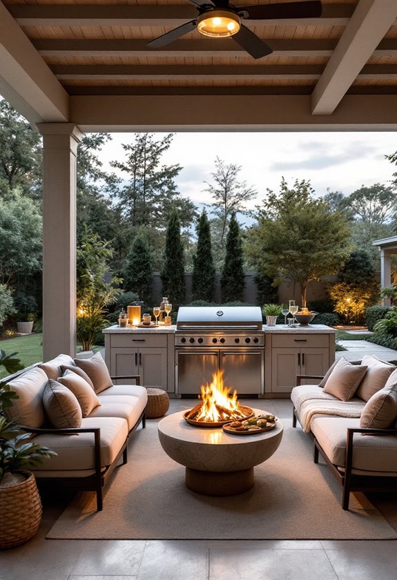 elegant al fresco retreat