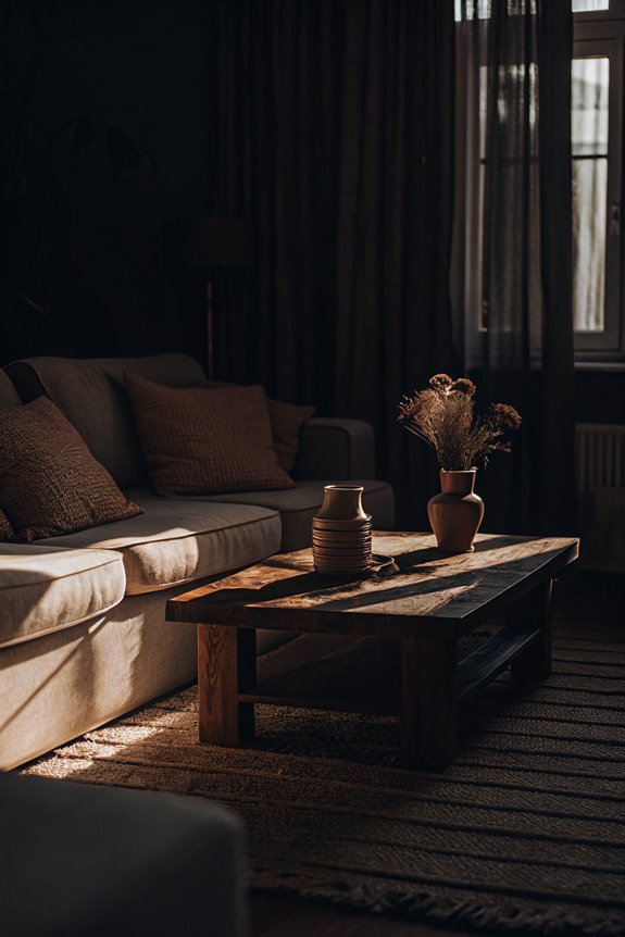 natural tones and materials