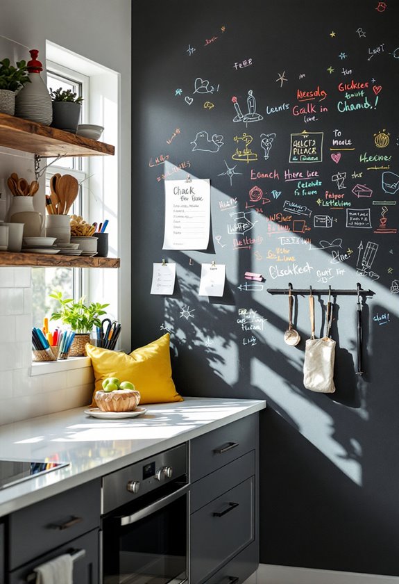 organized kitchen communication hub