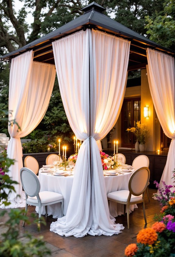 outdoor dining area design