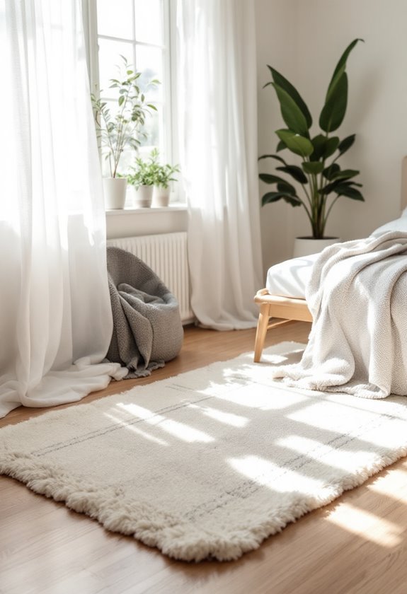 rug layering for style