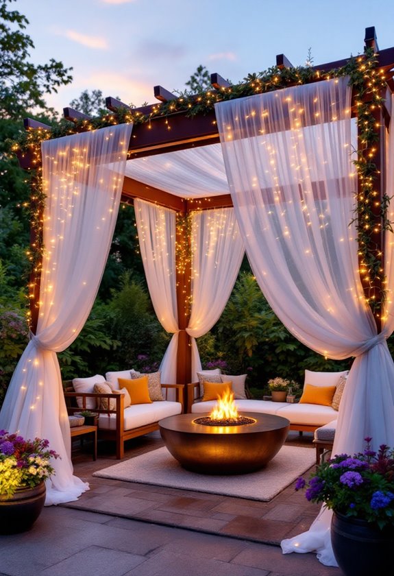 seasonal gazebo decorations ideas
