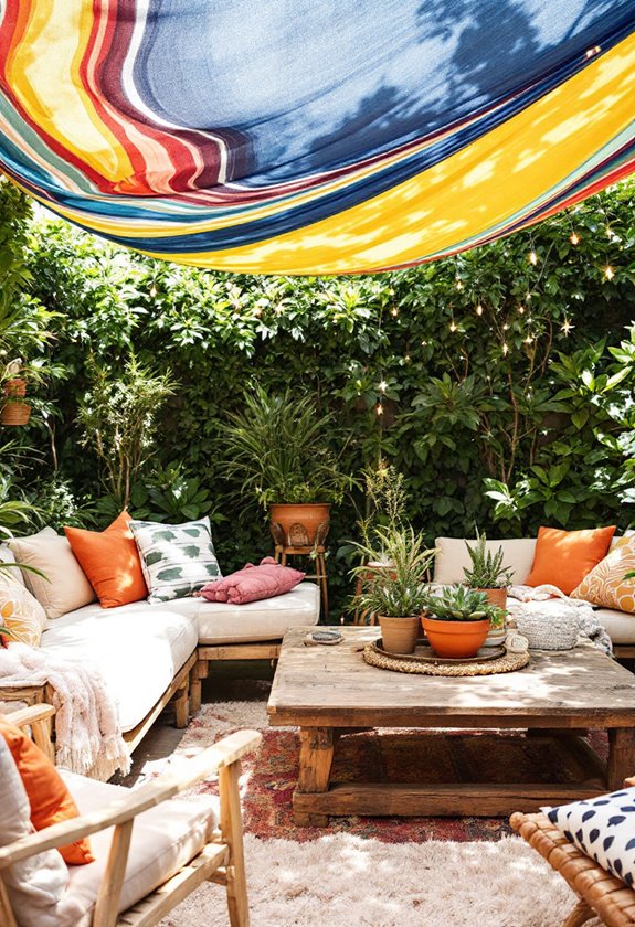 shade enhancement for outdoor spaces