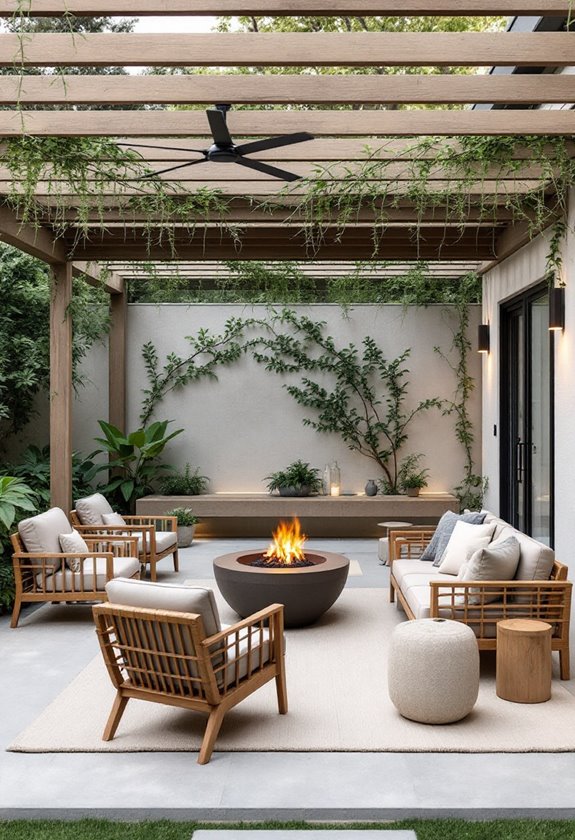 sleek simple outdoor structure