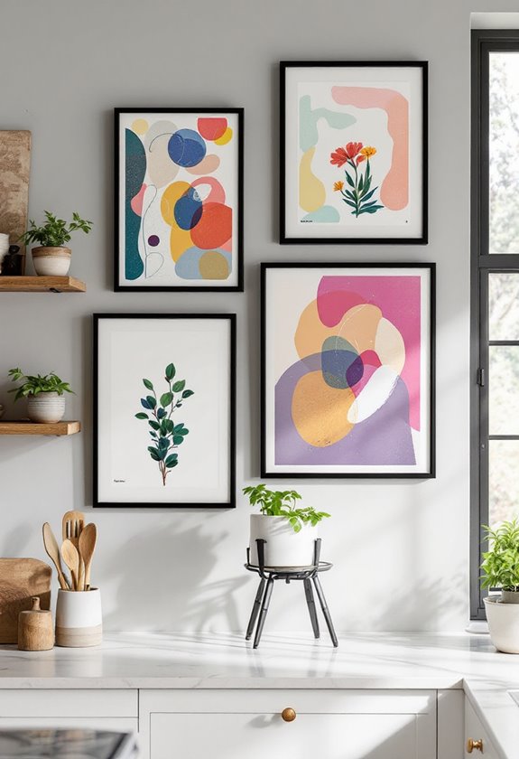 stylish kitchen wall decor