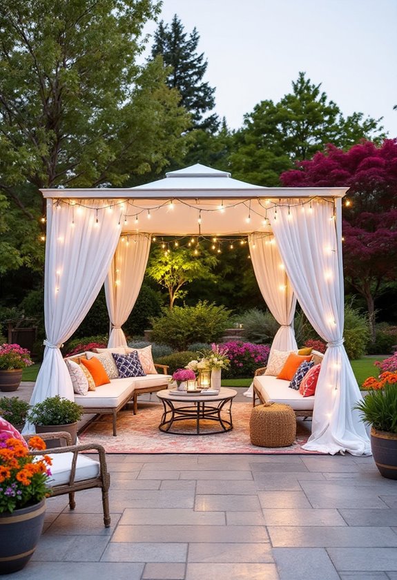 stylish outdoor event structure