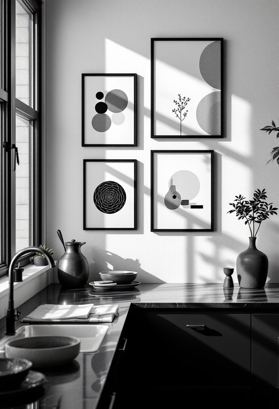 timeless monochrome visual art