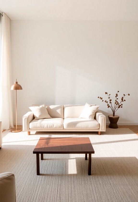 use restrained color scheme