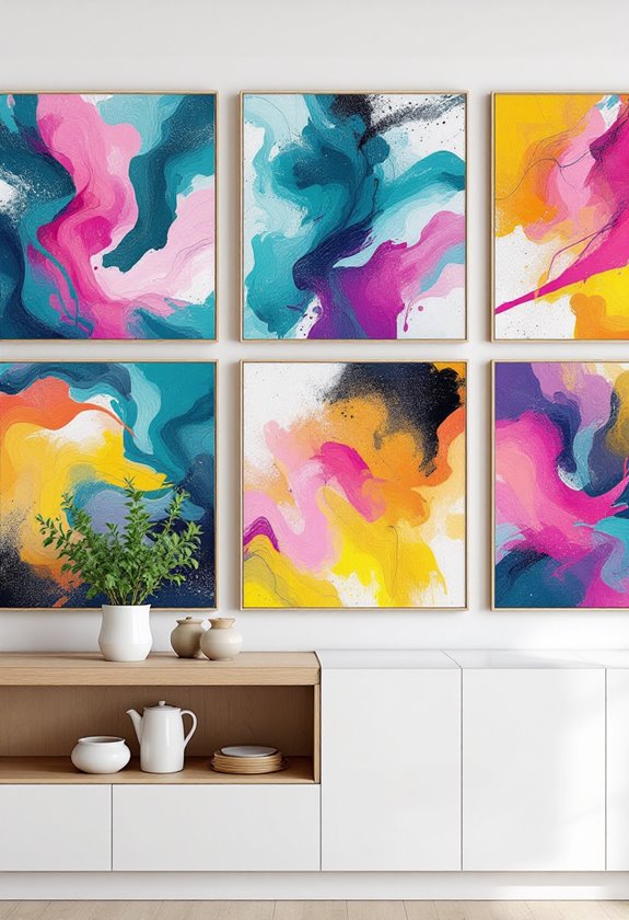 vibrant and dynamic composition