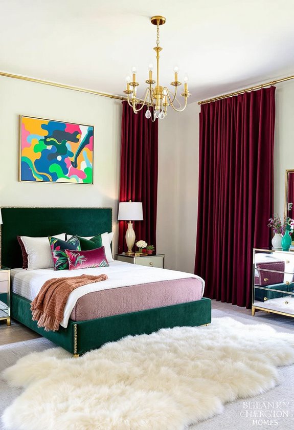 vibrant and striking hues
