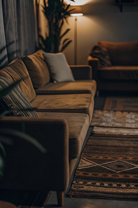 warm textured floor coverings