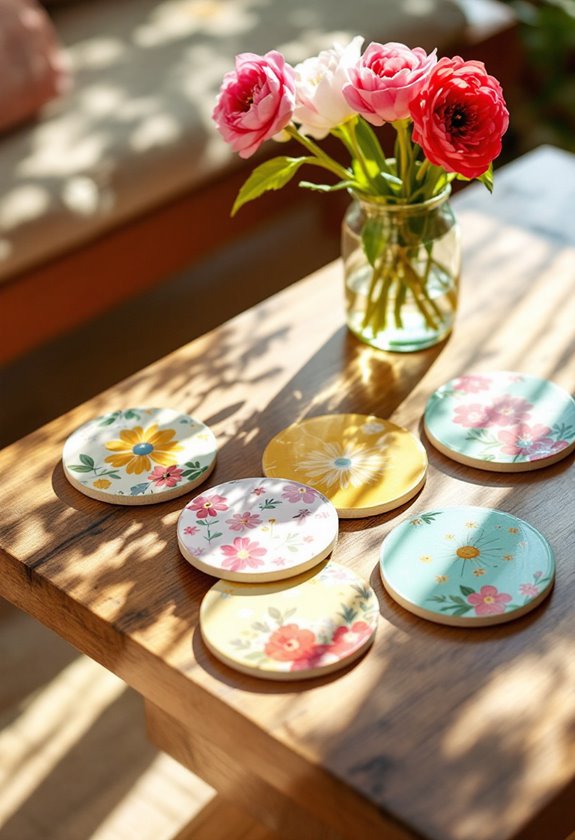 artisan crafted drink coasters