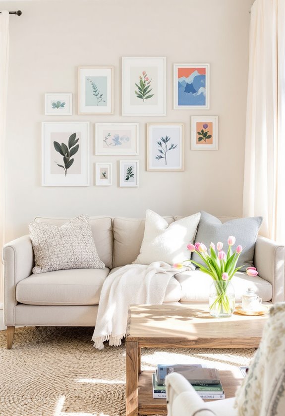 artistic display of memories