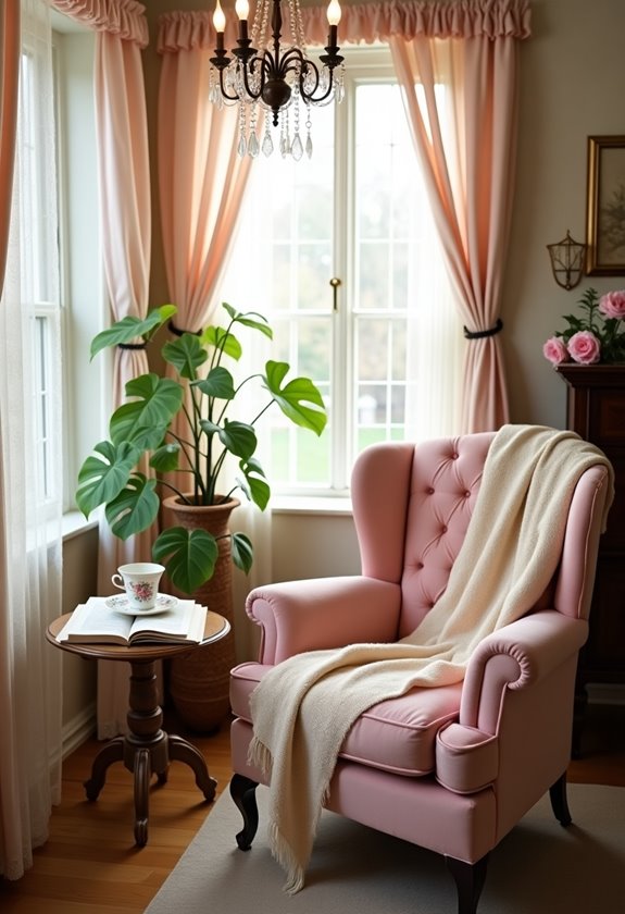 comfortable corner for reading