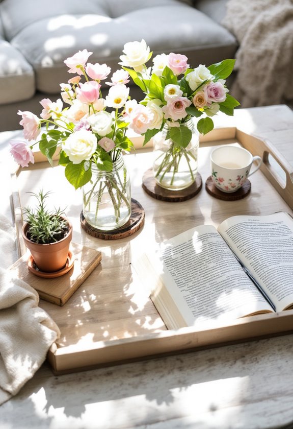 creative homemade tray decor