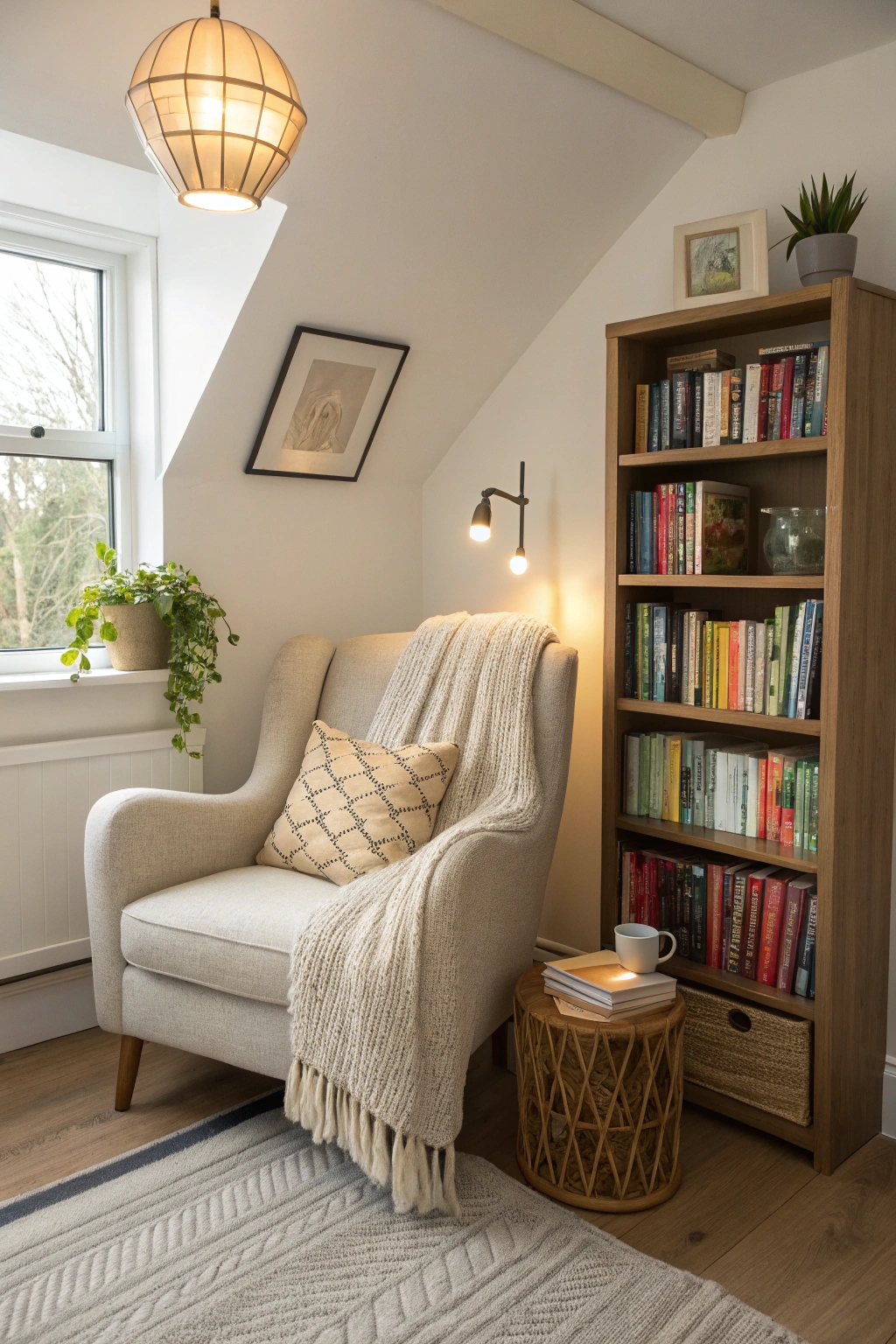 comfortable corner for reading