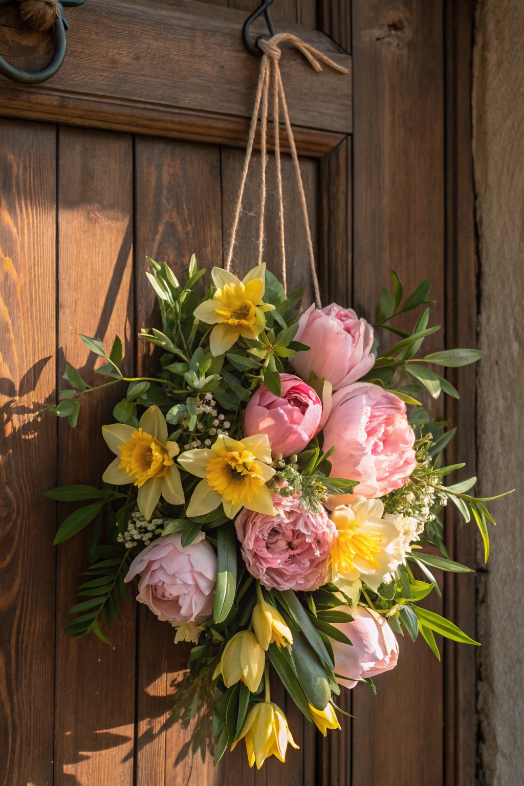 decorative floral entrance sign
