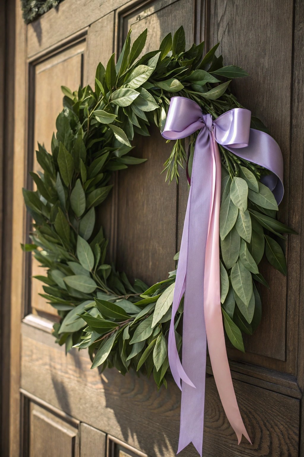 decorative ribbon embellished wreath