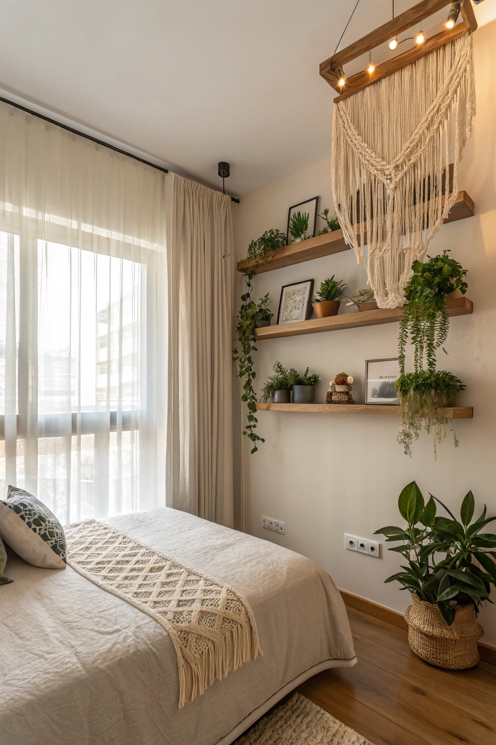 maximize storage with shelves
