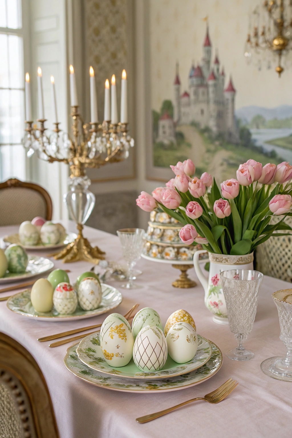 stylish easter egg arrangements