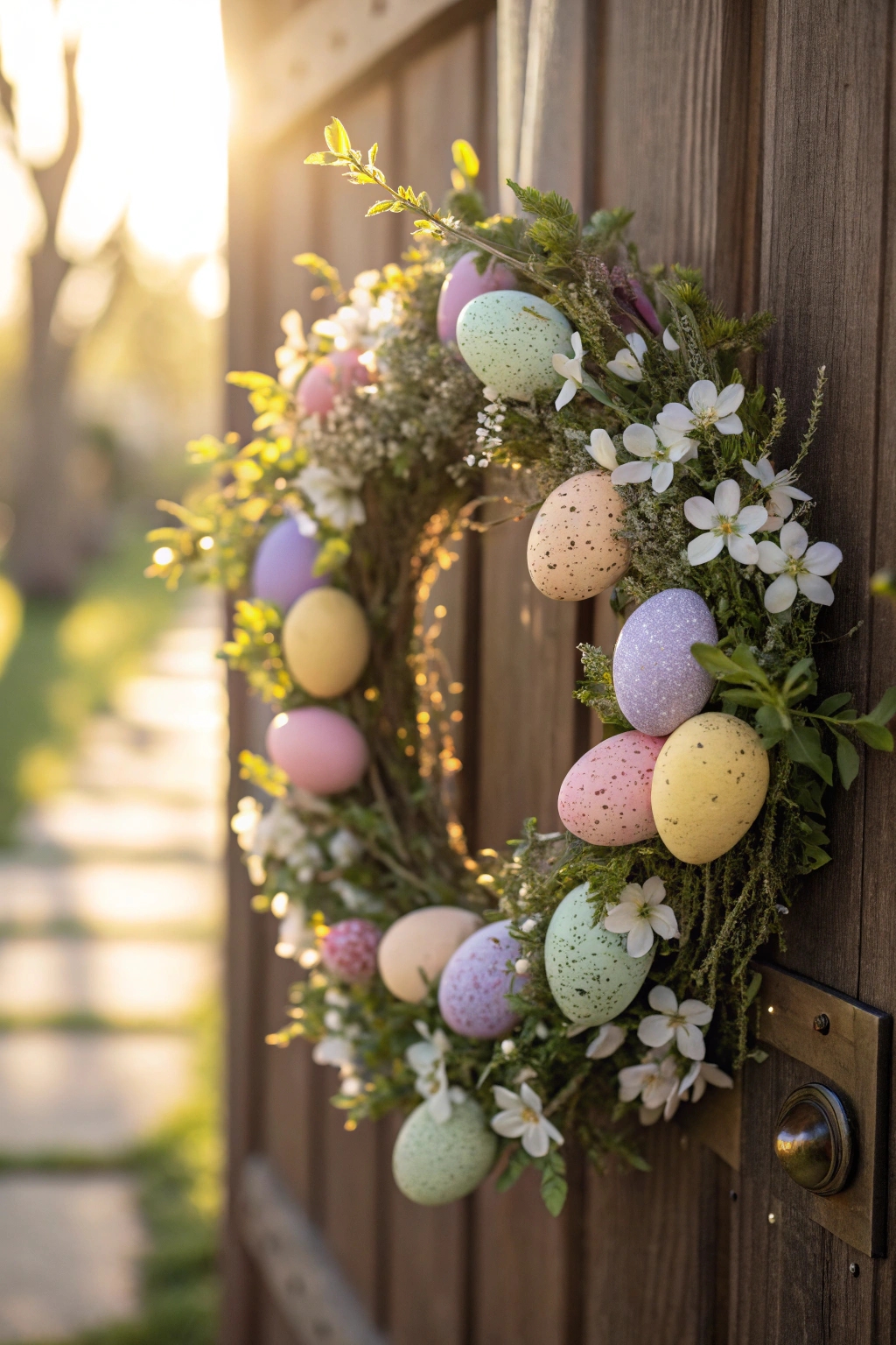 vibrant easter egg decoration