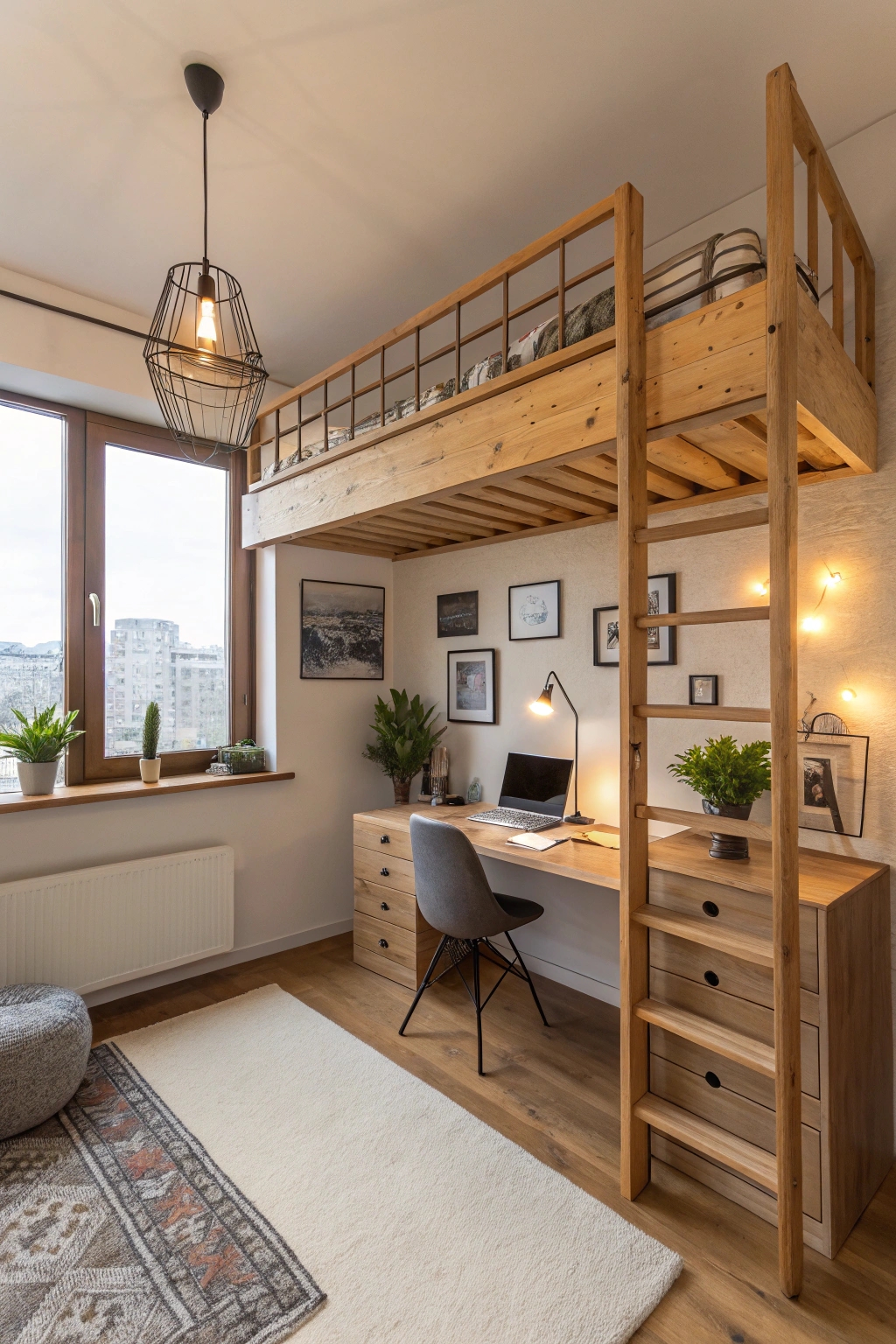 build elevated sleeping space