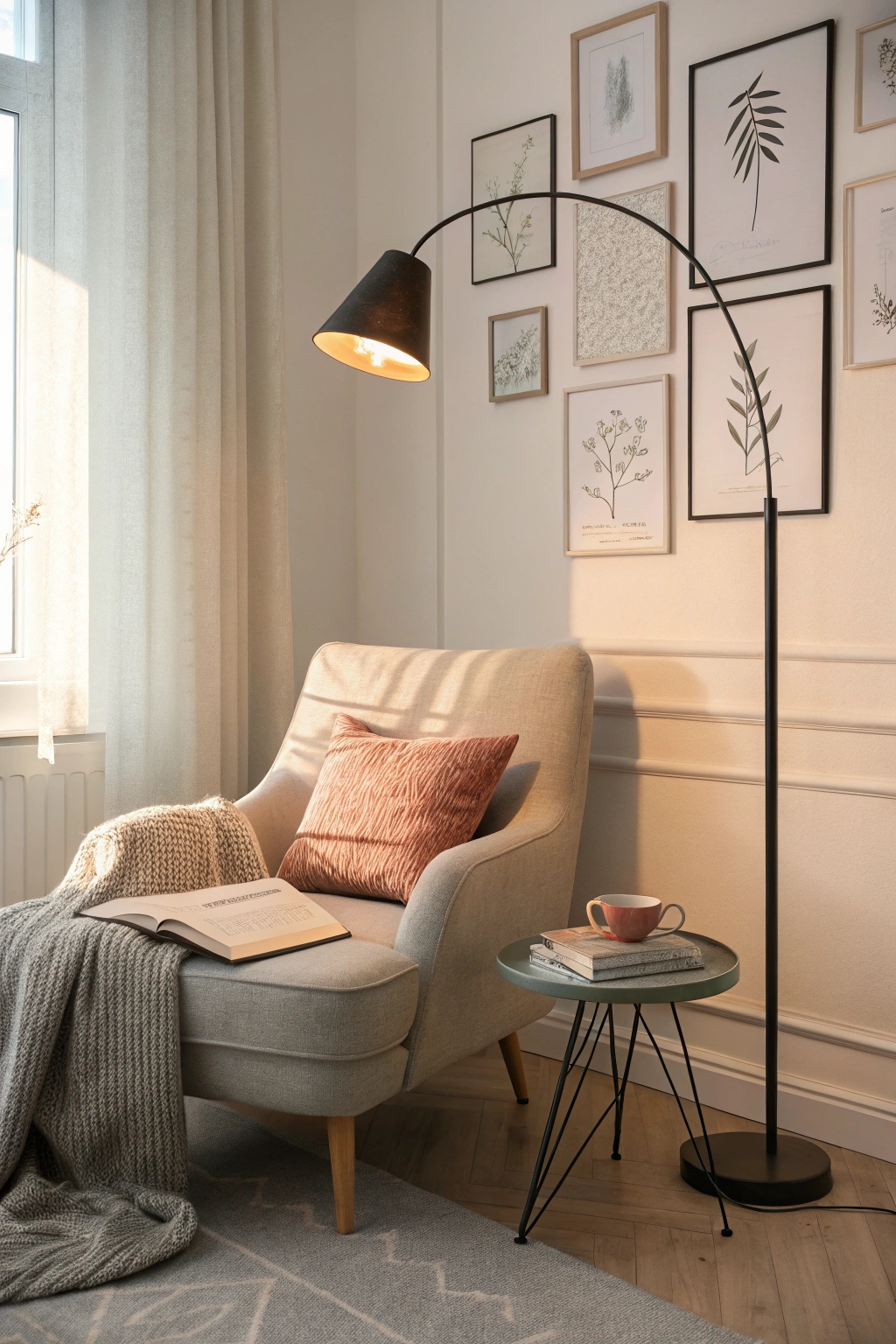 cozy corners with floor lamps