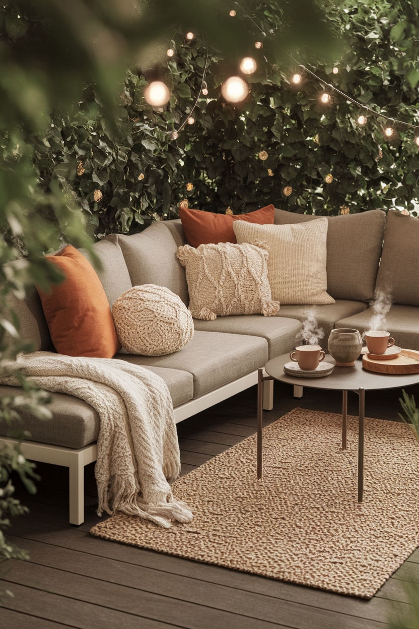 cozy outdoor living spaces