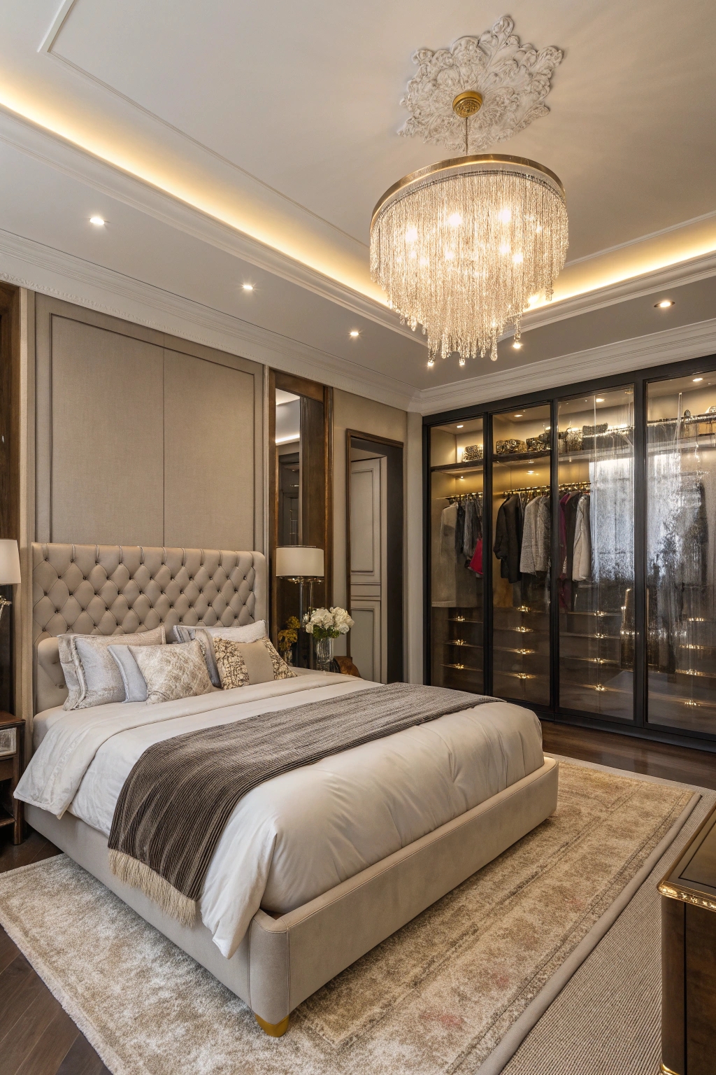 elegant crystal lighting design