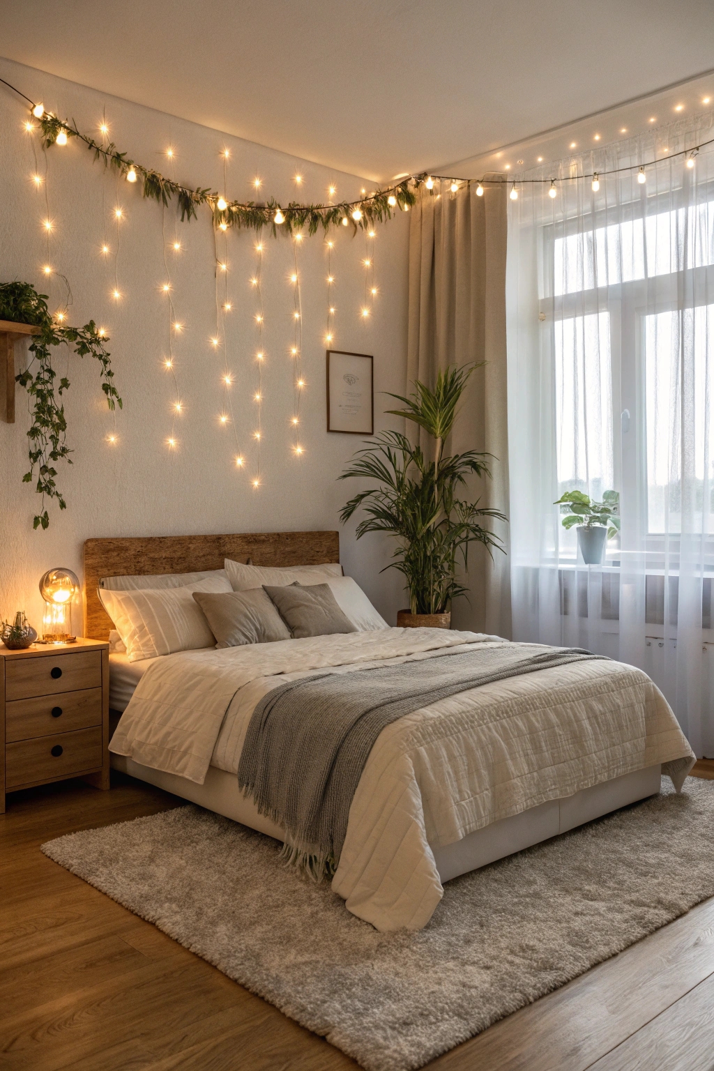 illuminate with string lights
