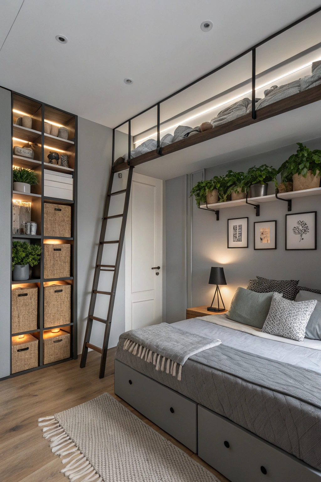 maximize vertical wall space