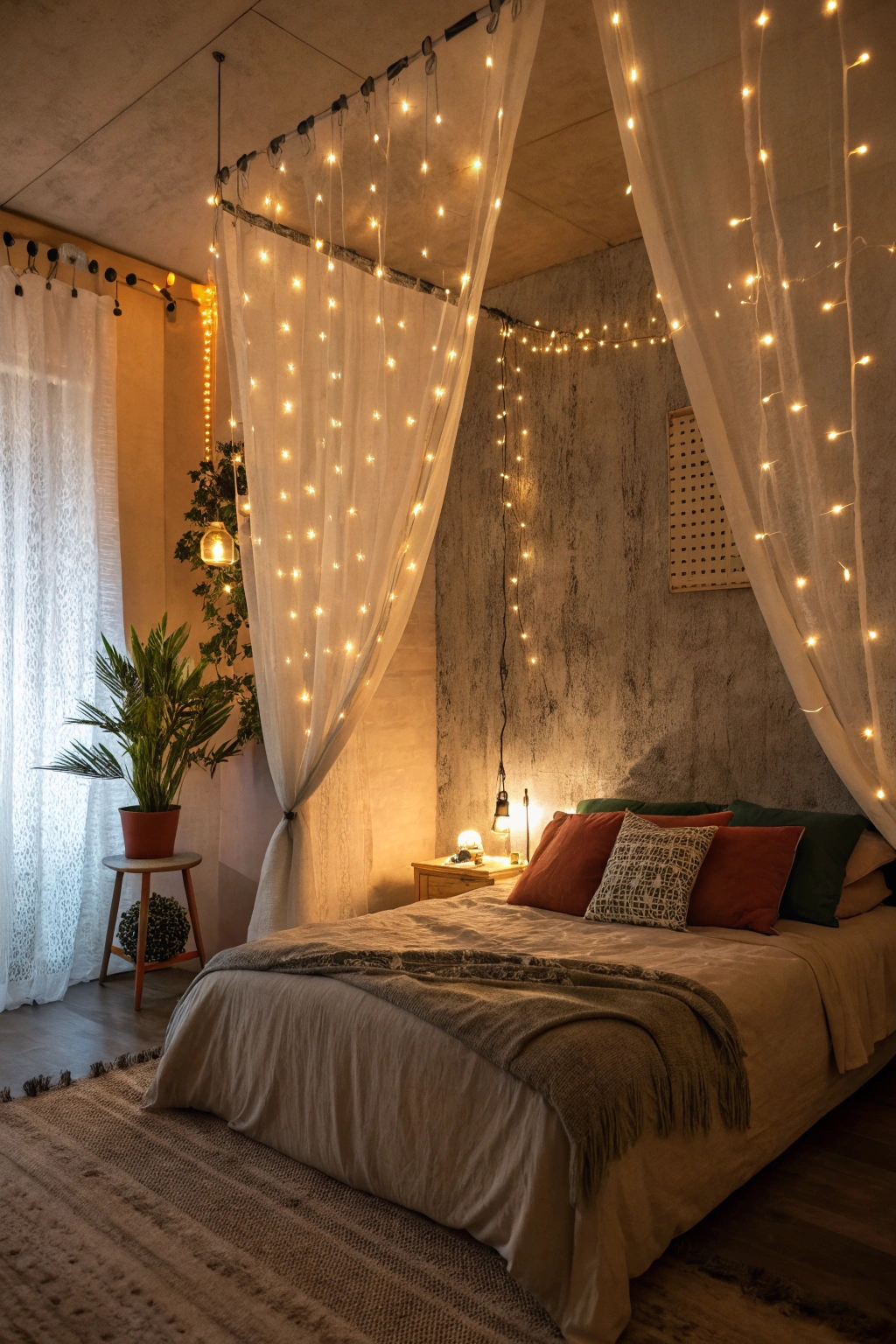 soft glow string lights