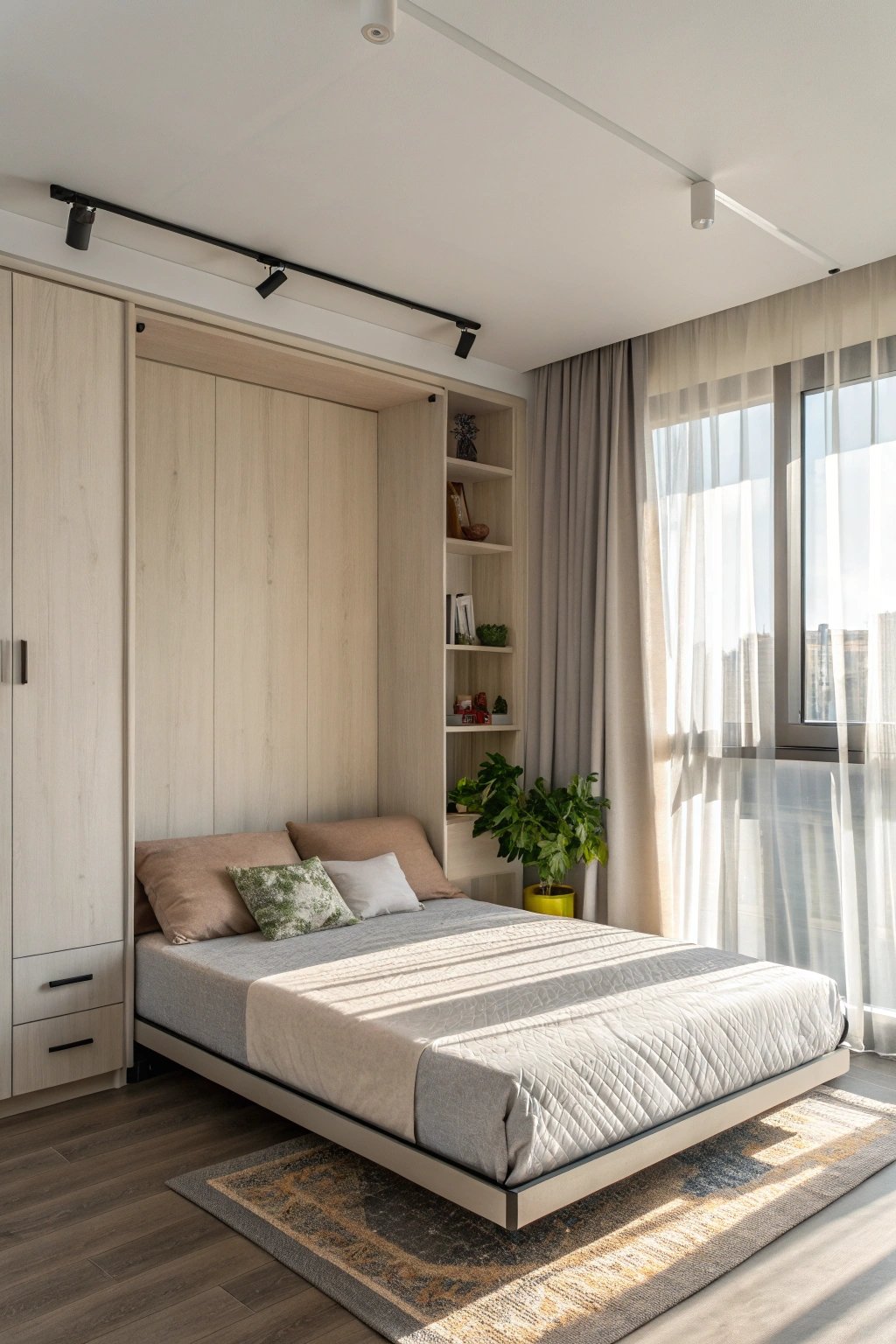 space saving corner bed