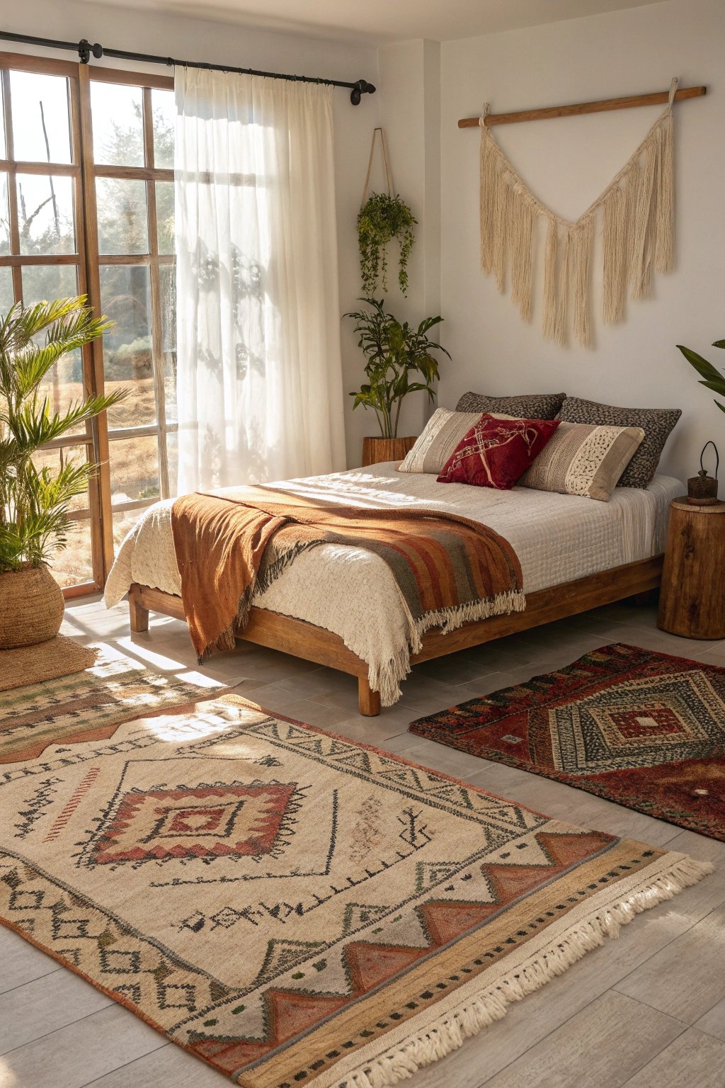 stylish layered area rugs