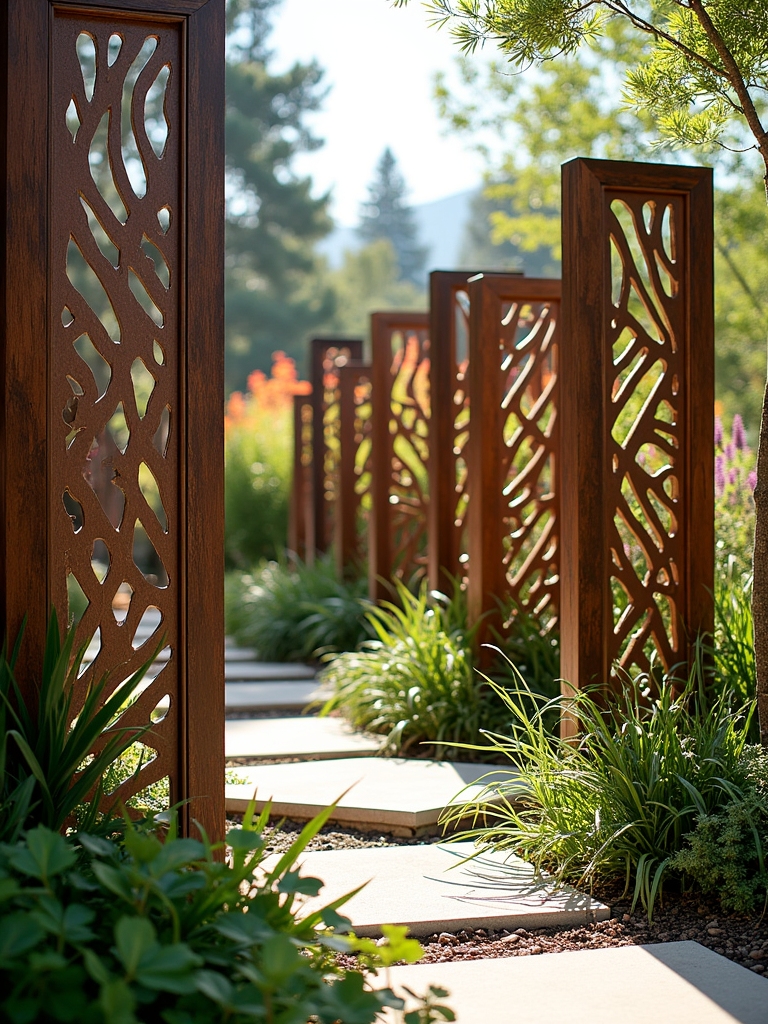 artistic privacy for outdoors