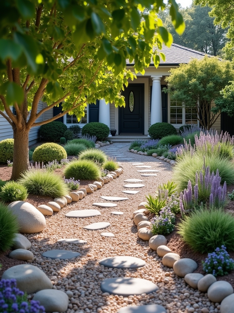 beautiful low maintenance rock garden