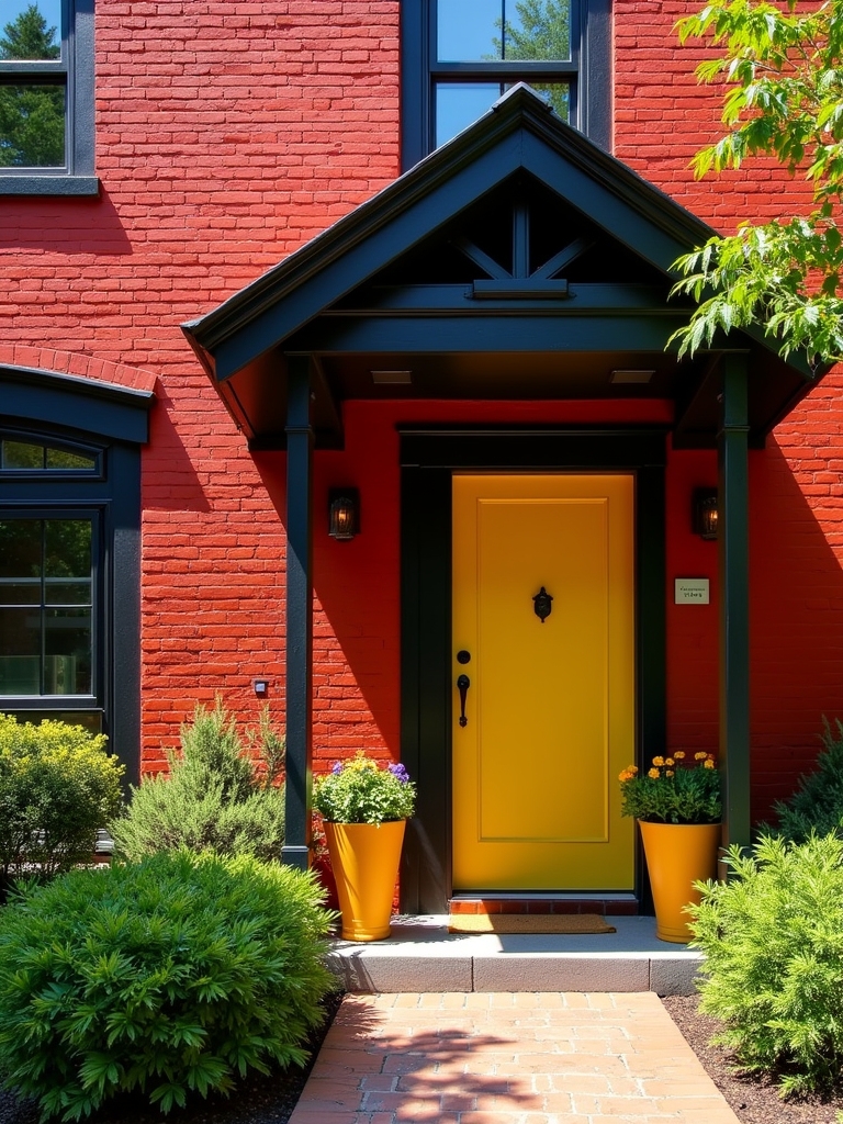 bold black and bright yellow