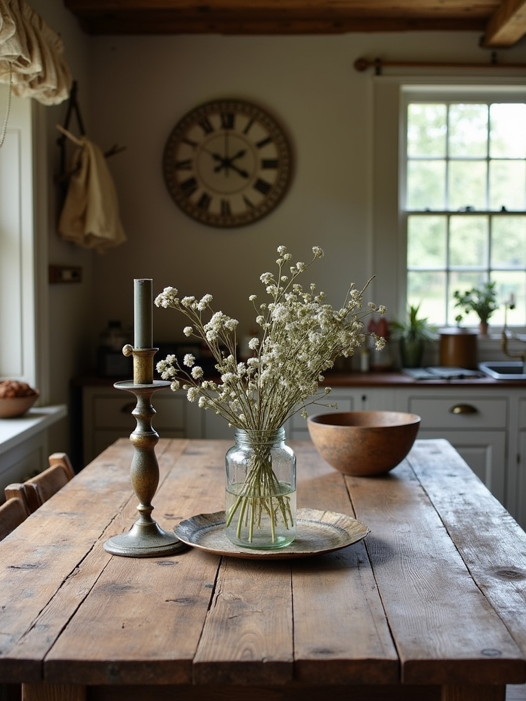 charming reclaimed wood tables
