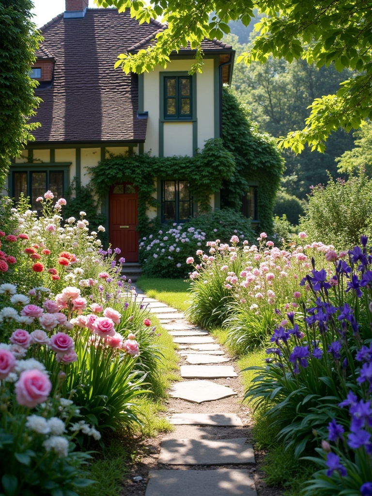 charming vintage english garden