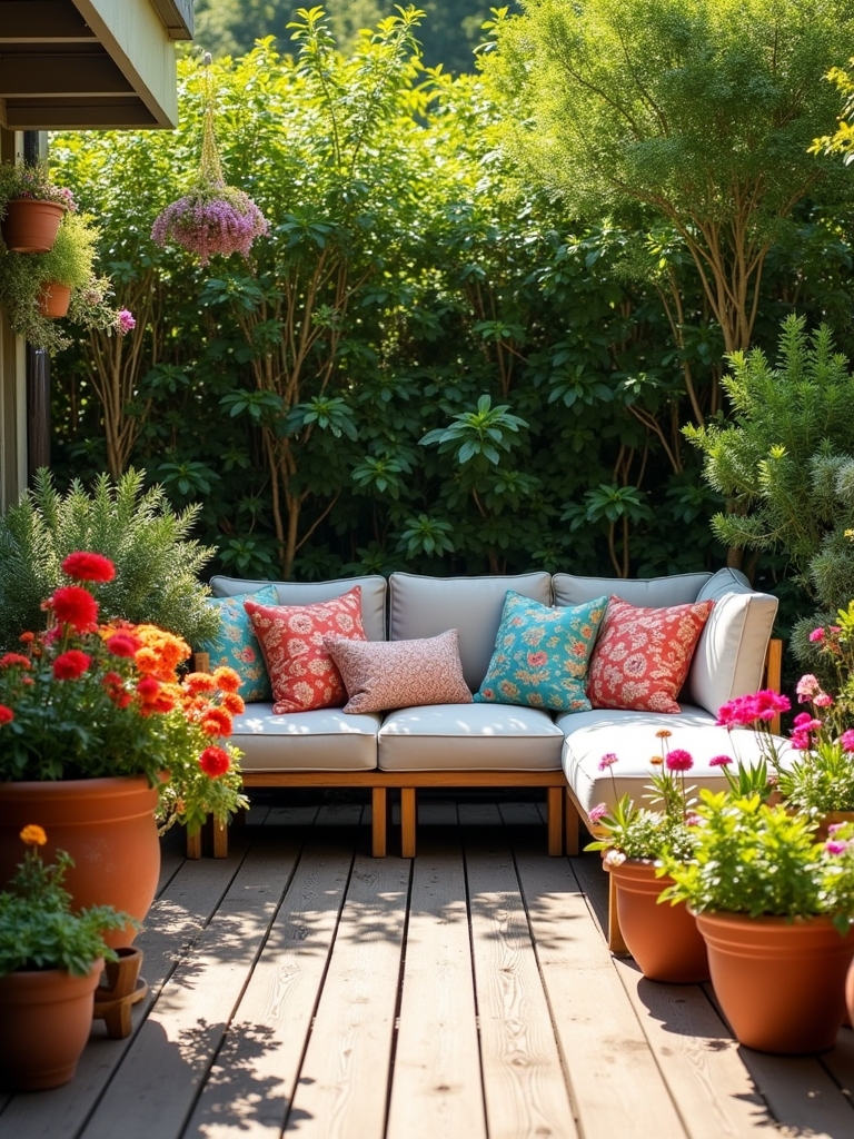 creating outdoor living spaces