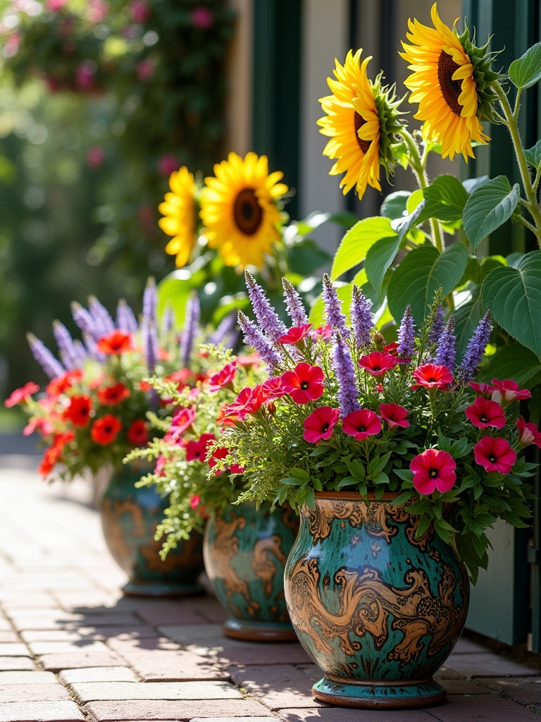 creative container gardening designs