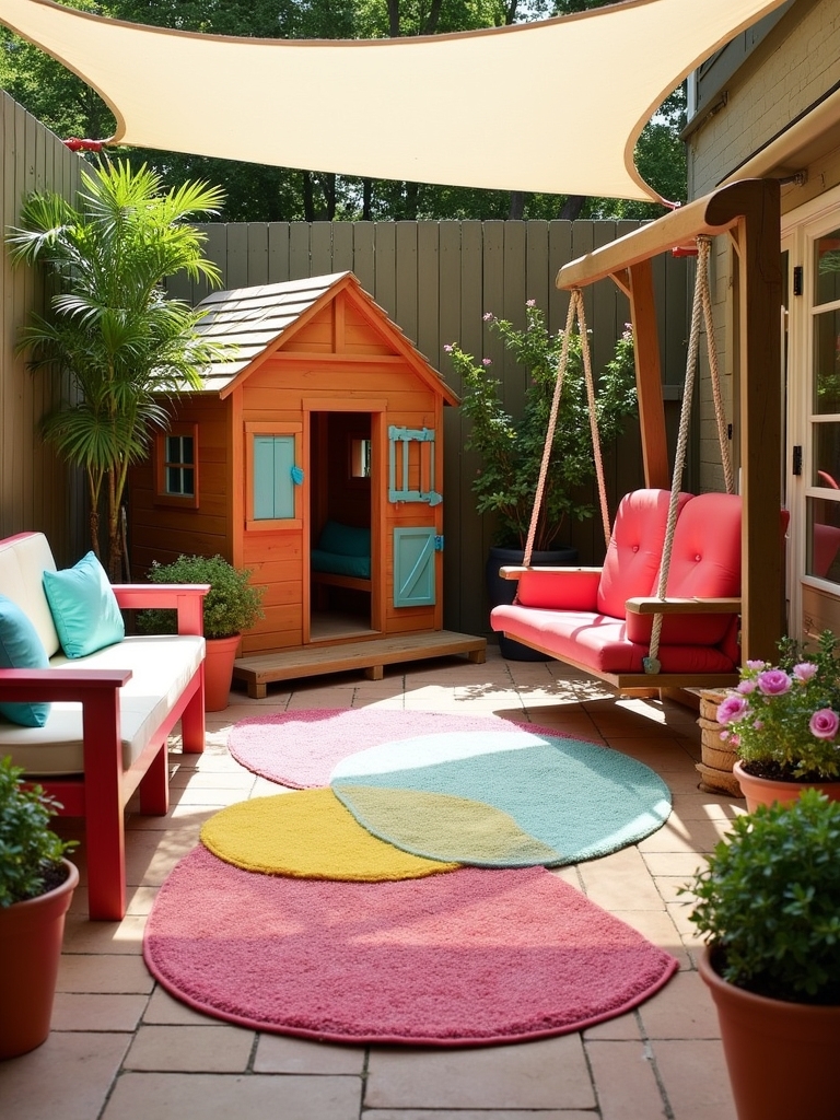 creative outdoor play area