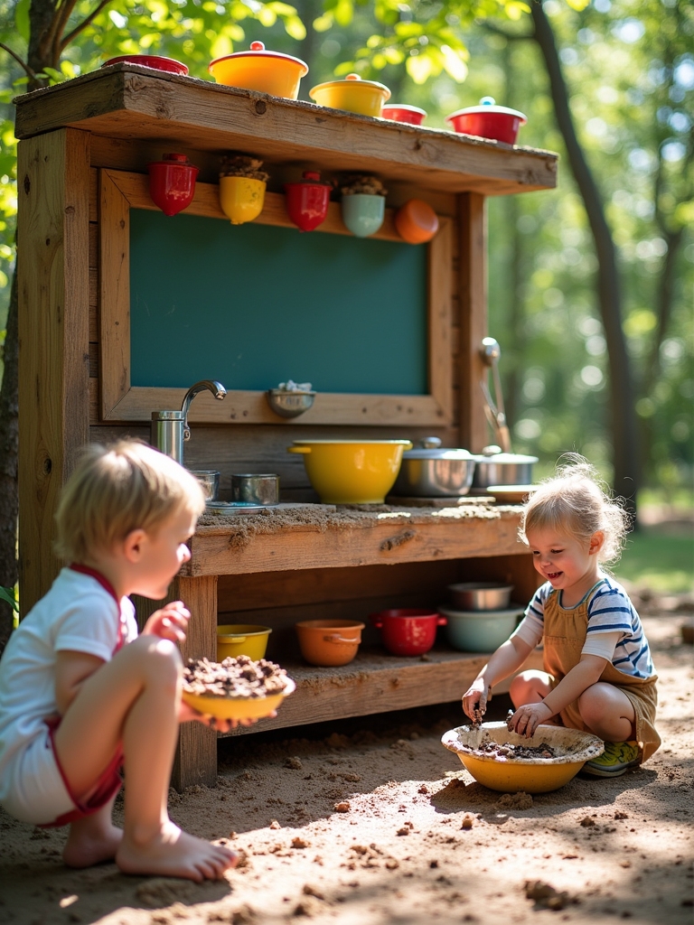 creative outdoor play station